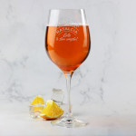 Zdjęcie produktu Lato - grawerowany kieliszek do Aperol Spritz z perosnalizacją