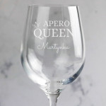 Zdjęcie produktu Aperol Queen - grawerowany kieliszek do Aperol Spritz z personalizacją