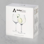 Zdjęcie produktu Amber Glass by Karol Rybicki - Ręcznie formowany zestaw kieliszków do koktajli i ginu