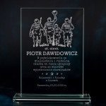 Zdjęcie produktu Grawerowana statuetka z personalizacją w podziękowaniu dla wojskowego
