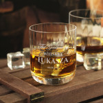 Zdjęcie produktu The Gentleman - zestaw 2 grawerowanych szklanek do whisky z personalizacją