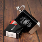 Zdjęcie produktu Biwakowy Ogrzewacz - grawerowana piersiówka Schwarzwolf z personalizacją