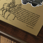 Zdjęcie produktu Ułani - grawerowany dyplom z personalizacją dla wojskowego