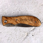 Zdjęcie produktu Grawerowany nóż kieszonkowy Schwarzwolf z personalizacją