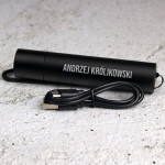 Zdjęcie produktu Grawerowana latarka ładowalna Schwarzwolf  z personalizacją