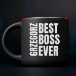 Zdjęcie produktu Kubek Szefa - grawerowany kubek z personalizacją Best Boss Ever