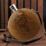 Zdjęcie produktu Jeleń - wódka Dębowa Polska w manierce dla myśliwego