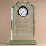 Zdjęcie produktu Horus - grawerowana statuetka z zegarem na urodziny