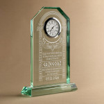 Zdjęcie produktu Horus - grawerowana statuetka z zegarem na urodziny