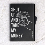Zdjęcie produktu Shut Up And Take My Money - grawerowane etui na karty z personalizacją