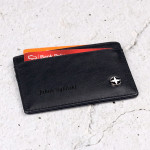 Zdjęcie produktu Skórzane etui na karty z wygrawerowanym imieniem i nazwiskiem