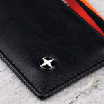 Zdjęcie produktu Skórzane etui na karty z wygrawerowanym imieniem i nazwiskiem