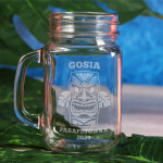 Zdjęcie produktu Talizman - grawerowany kubek-słoik z personalizacją na parapetówkę