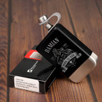 Zdjęcie produktu Born To Ride - grawerowana piersiówka z personalizacją