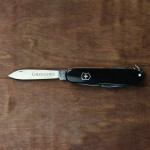 Zdjęcie produktu Grawerowany scyzoryk Victorinox czarny z presonalizacją