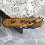 Zdjęcie produktu Personalizowany scyzoryk drewniany Victorinox