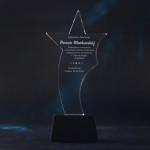 Zdjęcie produktu Star - grawerowana statuetka z personalizacją dla szefowej na dowolną okazję