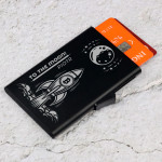 Zdjęcie produktu To The Moon - grawerowane etui na karty dla inwestora kryptowalut