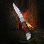 Zdjęcie produktu Grawerowany nóż Schwarzwolf z personalizacją dla wojskowego