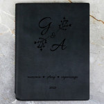 Zdjęcie produktu Planer Ślubny - grawerowany notatnik z personalizacją czarny lub błękitny