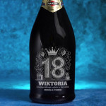Zdjęcie produktu Dorosłość - grawerowane prosecco na osiemnastkę