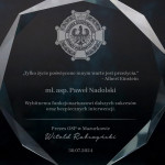 Zdjęcie produktu Statuetka Ochotniczej Straży Pożarnej - grawerowana statuetka z logo OSP