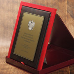 Zdjęcie produktu Dyplom z mosiężnym orłem na Jubileusz