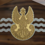 Zdjęcie produktu Statuetka z mosiężnym orłem marynarki wojennej