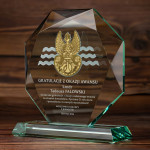 Zdjęcie produktu Statuetka z mosiężnym orłem marynarki wojennej