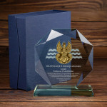 Zdjęcie produktu Statuetka z mosiężnym orłem marynarki wojennej