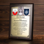 Zdjęcie produktu Dyplom wojskowy z godłem Polski