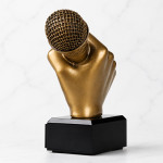 Zdjęcie produktu Głos, który ma znaczenie – personalizowana statuetka z mikrofonem