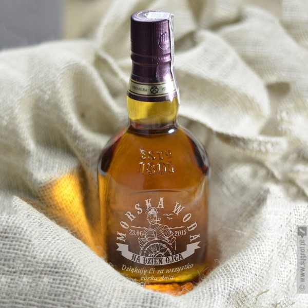 Morska Woda - grawerowana whisky Chivas Regal na Dzień Ojca