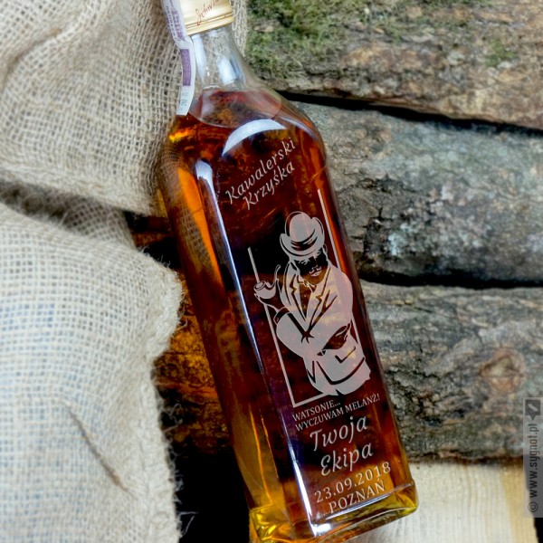 Zagadka Kawalera - grawerowana whisky Johnnie Walker na wieczór kawalerski
