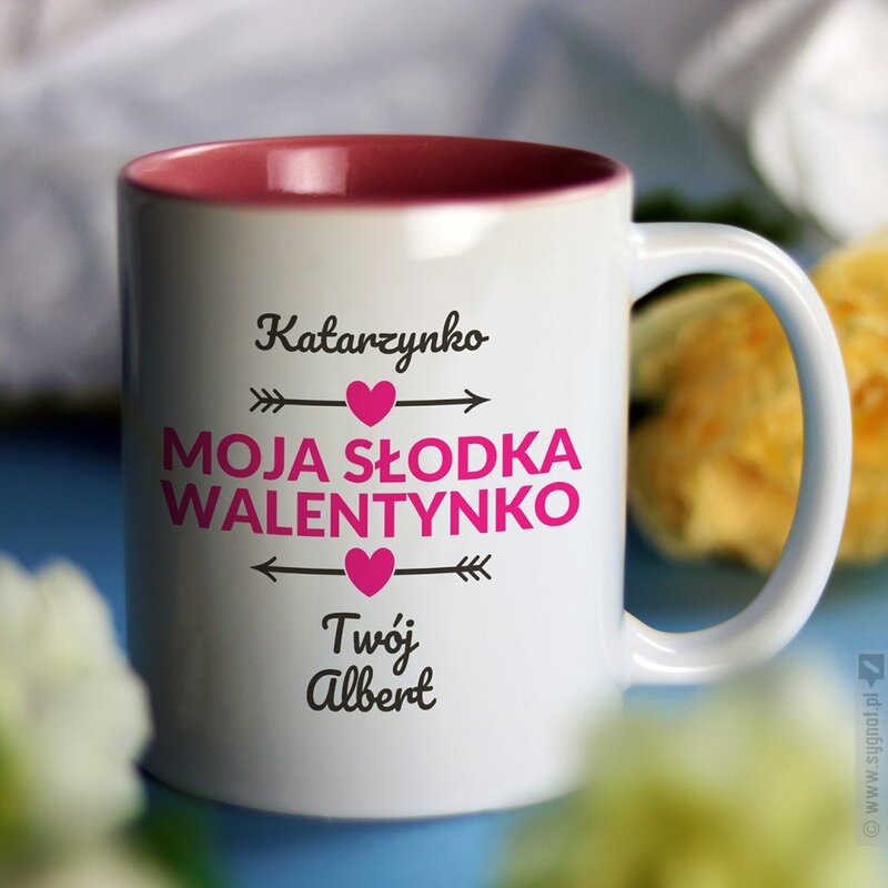 Zdjęcie produktu Słodka Walentynka - kubek z personalizacją