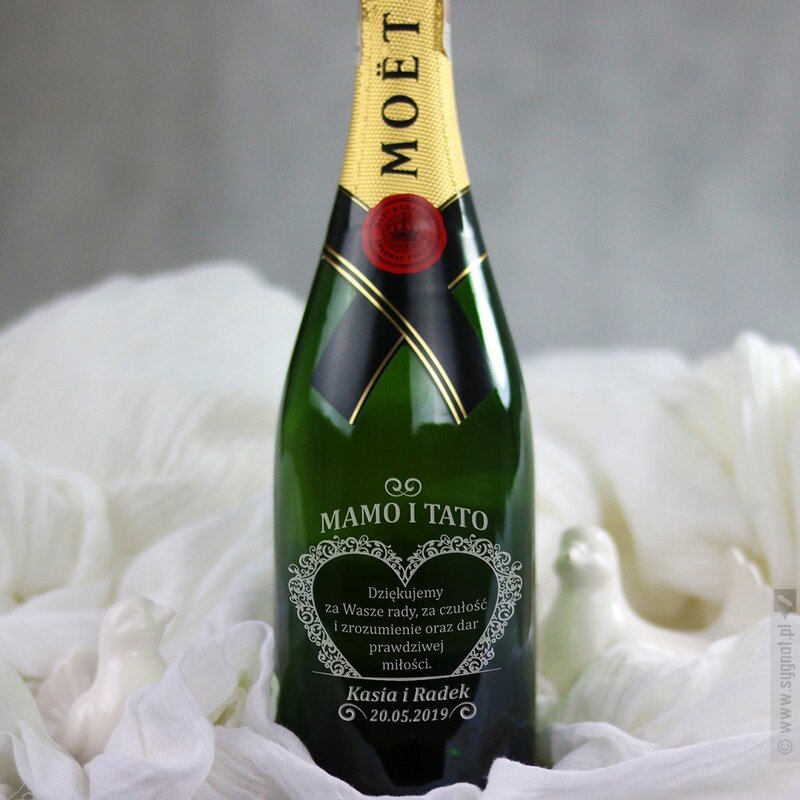 Zdjęcie produktu Od Serca - grawerowany szampan Moët & Chandon z personalizacją