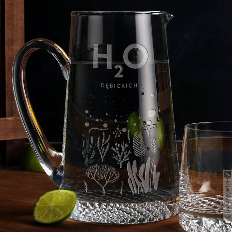 Zdjęcie produktu H2O - grawerowany komplet do wody z personalizacją