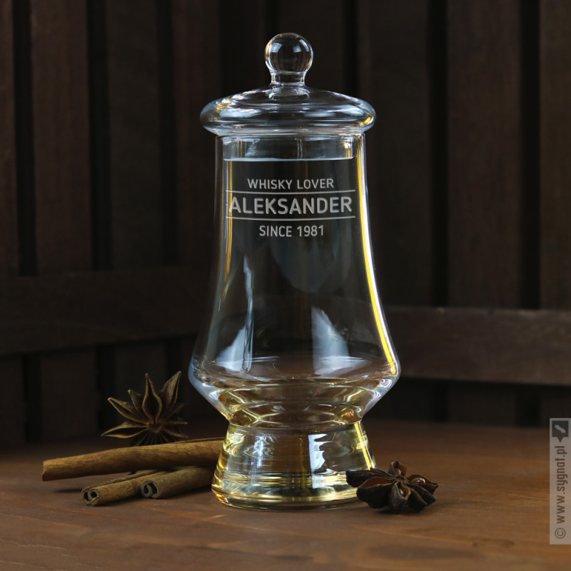 Zdjęcie produktu Whisky Lover - grawerowany kieliszek do degustacji whisky z personalizacją dla niego