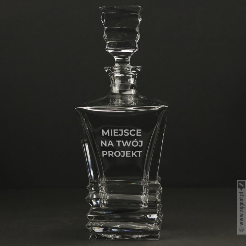 Zdjęcie produktu Karafka do whisky z własną personalizacją